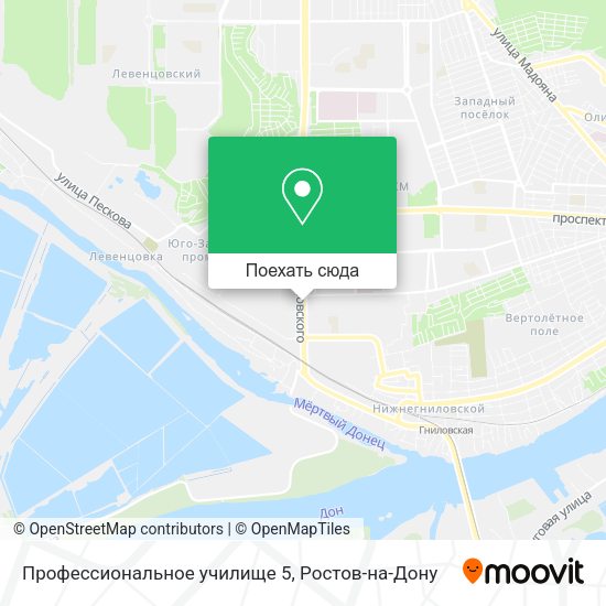 Карта Профессиональное училище 5