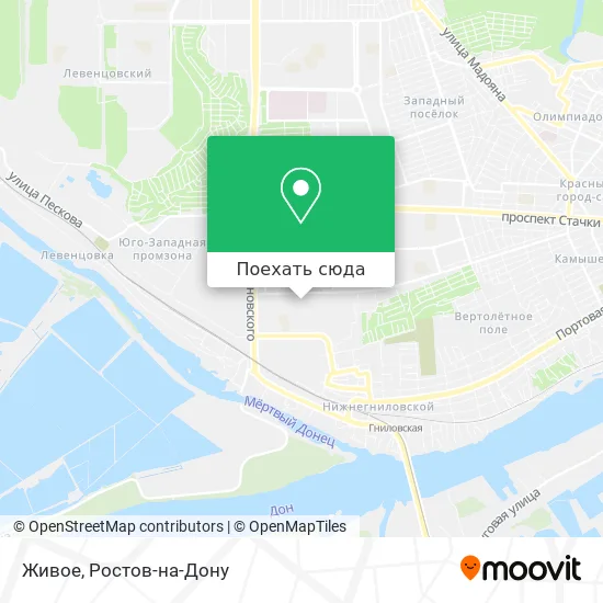 Карта Живое