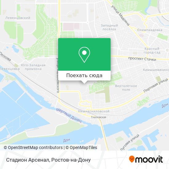Карта Стадион Арсенал