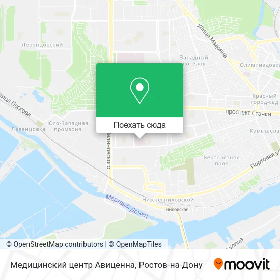 Карта Медицинский центр Авиценна