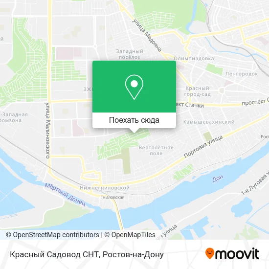 Карта Красный Садовод СНТ