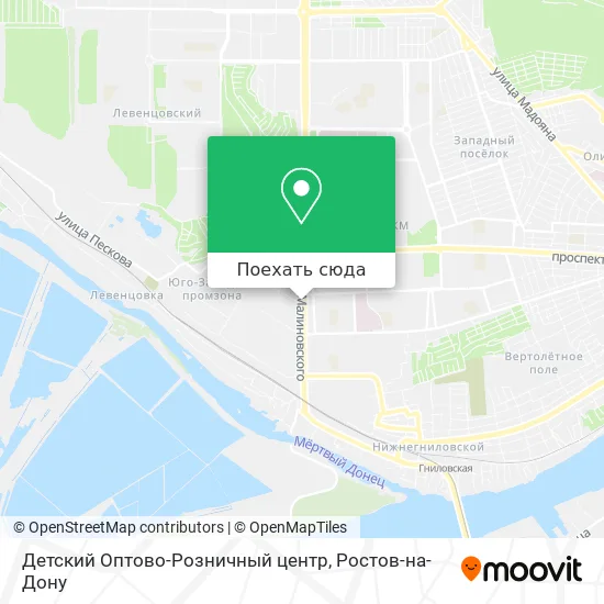 Карта Детский Оптово-Розничный центр