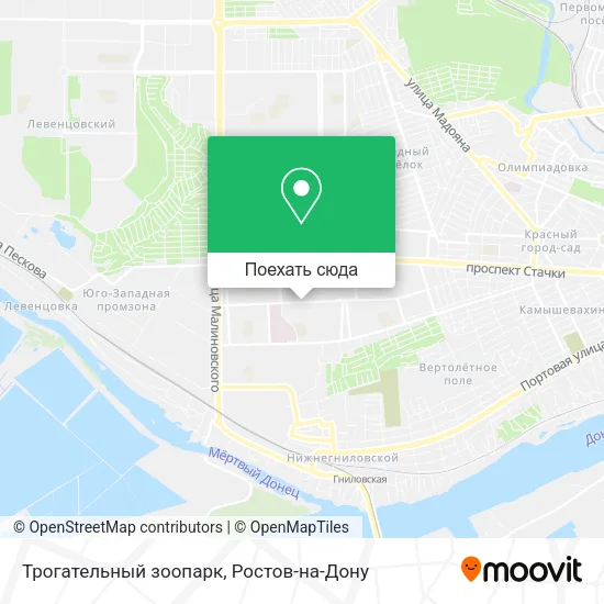 Карта Трогательный зоопарк