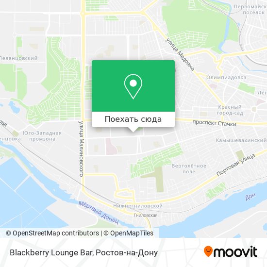 Карта Blackberry Lounge Bar