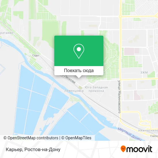 Карта Карьер