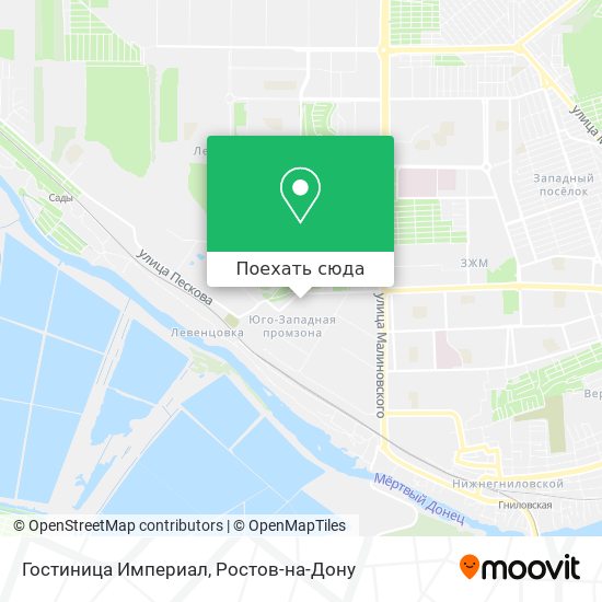Карта Гостиница Империал