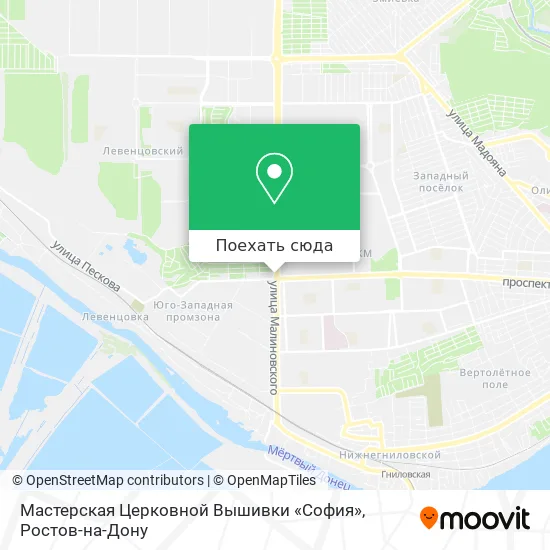 Карта Мастерская Церковной Вышивки «София»