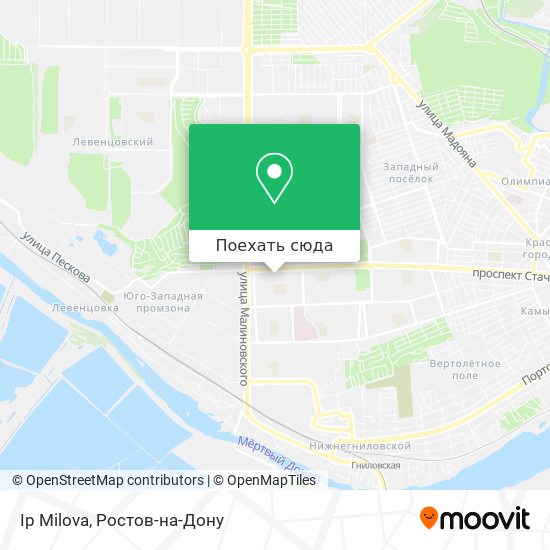 Карта Ip Milova