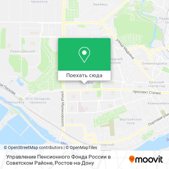 Карта Управление Пенсионного Фонда России в Советском Районе