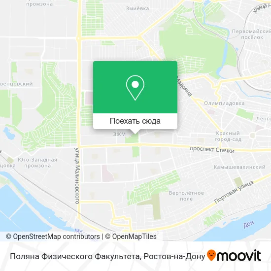 Карта Поляна Физического Факультета