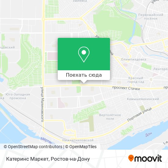 Карта Катеринс Маркет