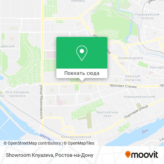 Карта Showroom Knyazeva