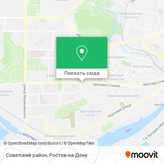 Карта Советский район