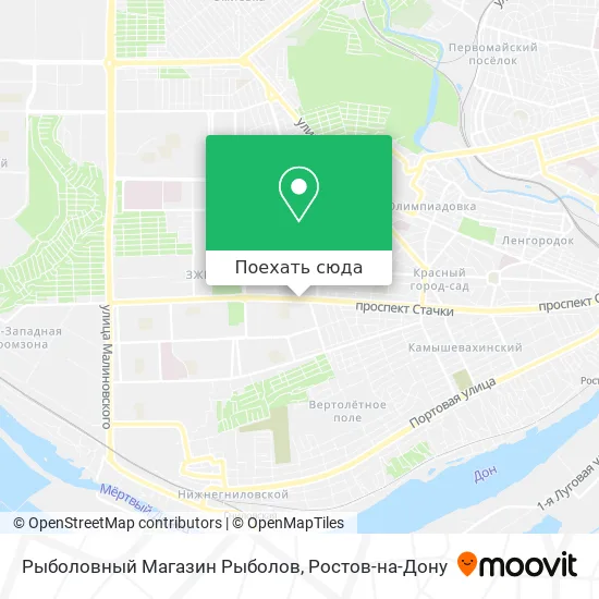 Карта Рыболовный Магазин Рыболов