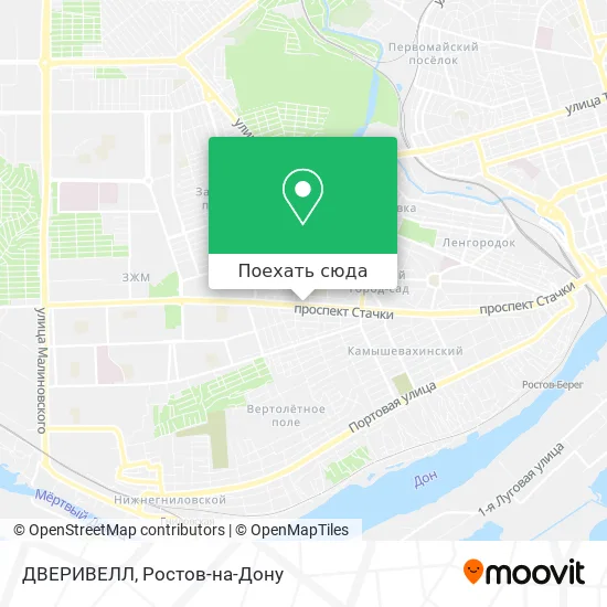 Карта ДВЕРИВЕЛЛ