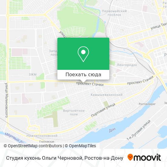 Карта Студия кухонь Ольги Черновой