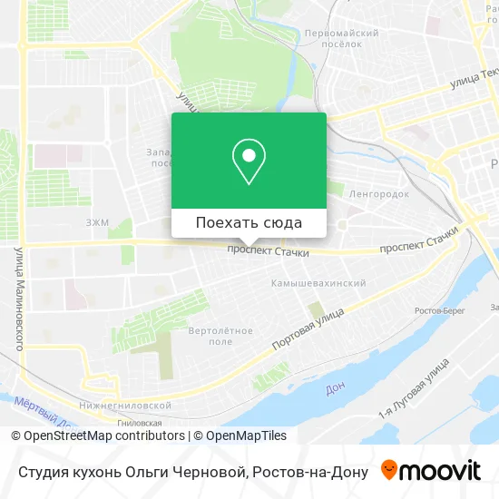 Карта Студия кухонь Ольги Черновой