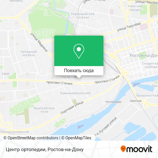 Карта Центр ортопедии