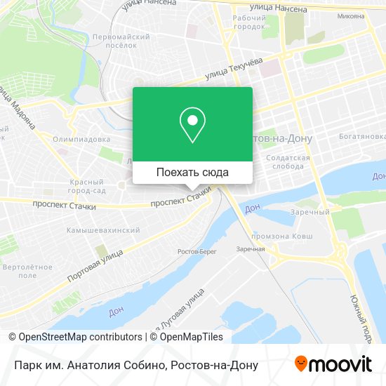 Карта Парк им. Анатолия Собино