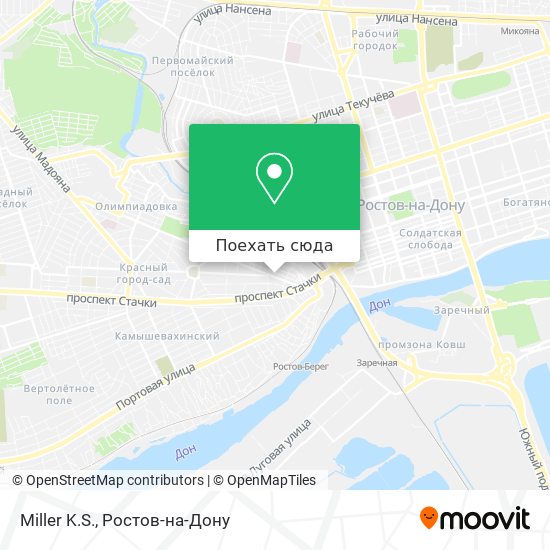 Карта Miller K.S.