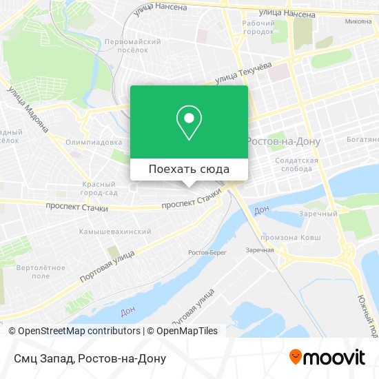 Карта Смц Запад