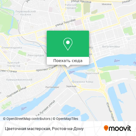 Карта Цветочная мастерская