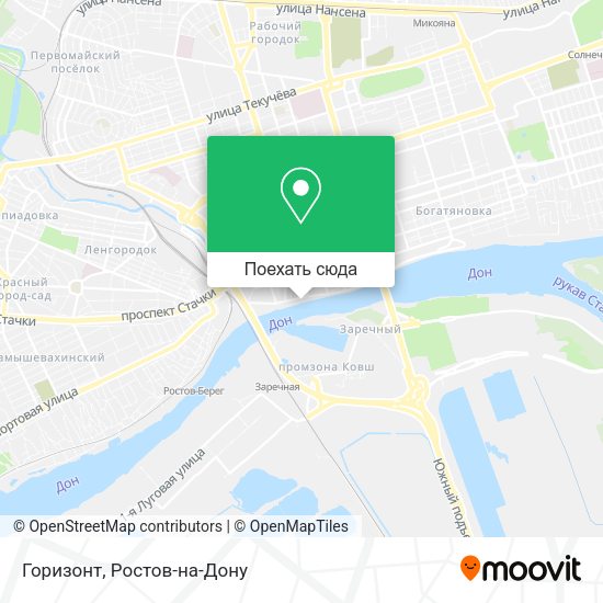 Карта Горизонт