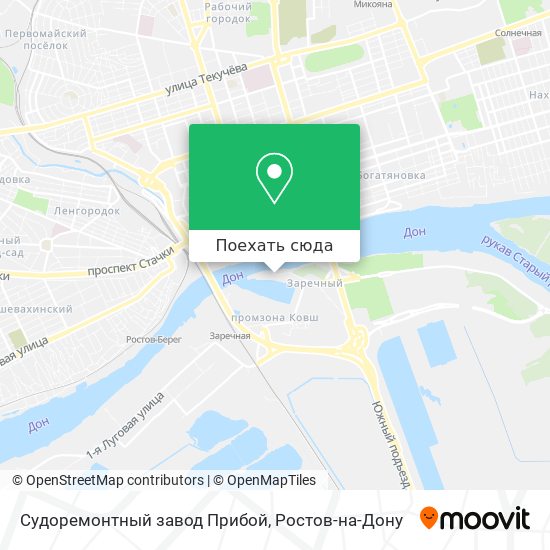 Карта Судоремонтный завод Прибой