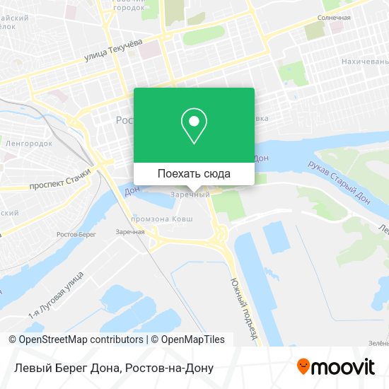 Карта Левый Берег Дона