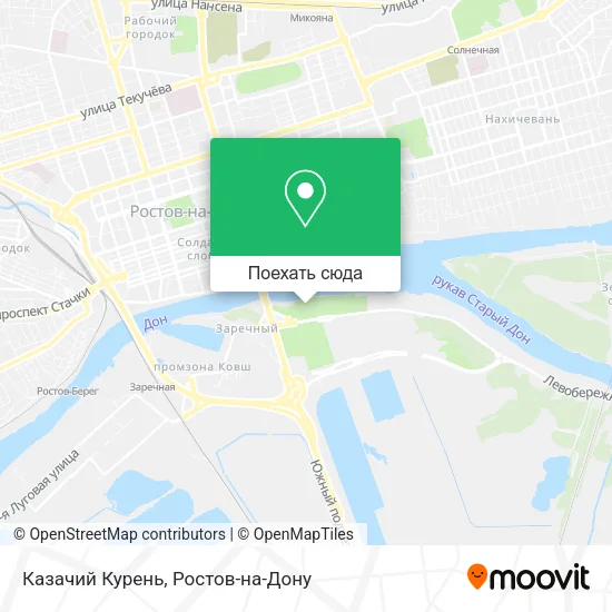 Карта Казачий Курень