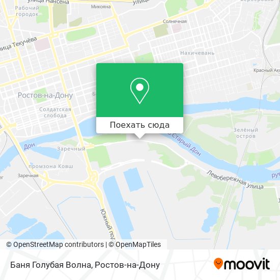 Карта Баня Голубая Волна