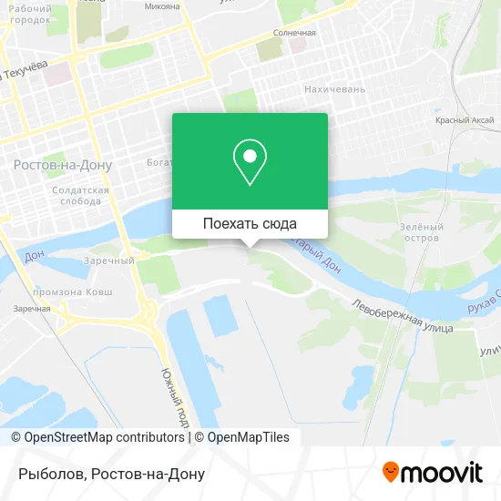 Карта Рыболов