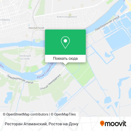 Карта Ресторан Атаманский