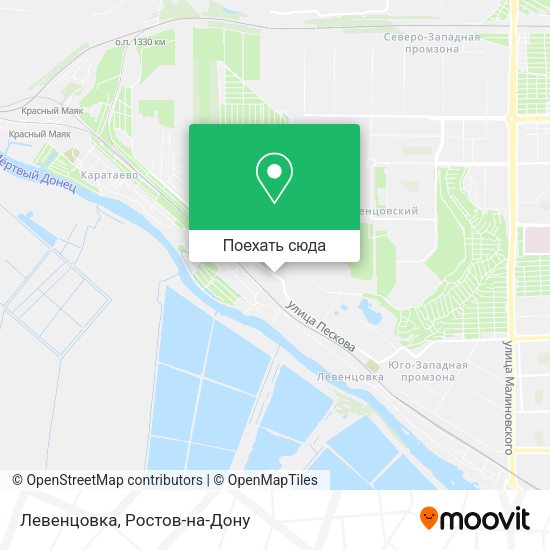 Карта Левенцовка