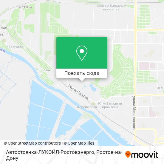 Карта Автостоянка-ЛУКОЙЛ-Ростовэнерго