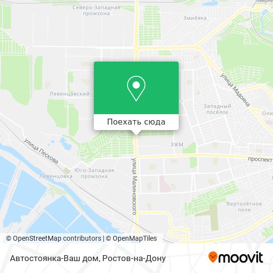 Карта Автостоянка-Ваш дом