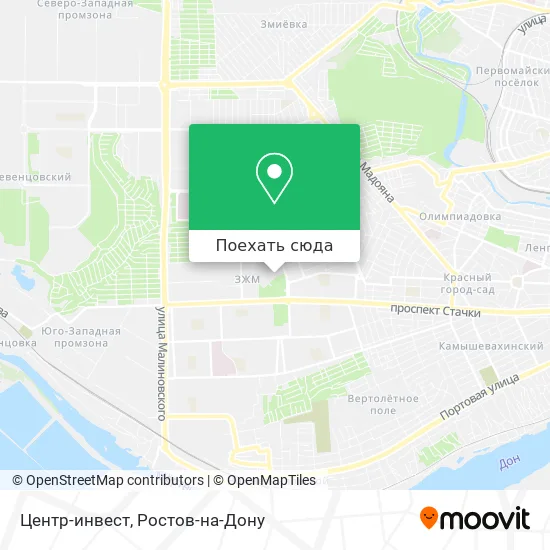 Карта Центр-инвест