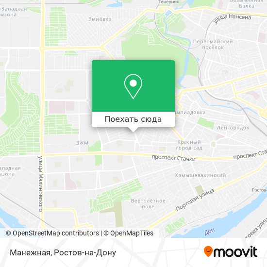 Карта Манежная