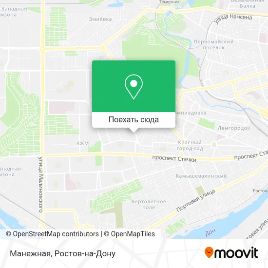 Карта Манежная