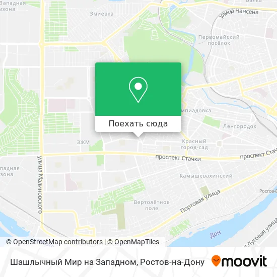 Карта Шашлычный Мир на Западном