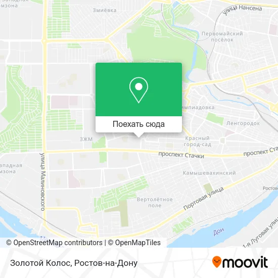 Карта Золотой Колос