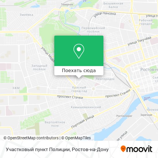 Карта Участковый пункт Полиции