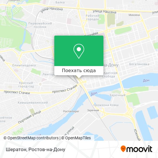 Карта Шератон
