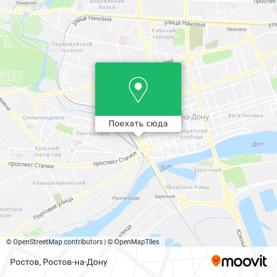 Карта Ростов