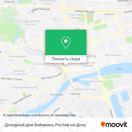 Карта Доходный дом Бейхмана