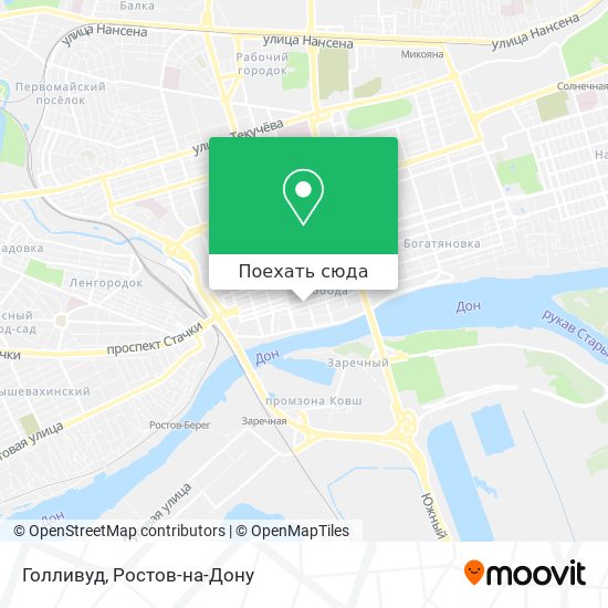 Карта Голливуд