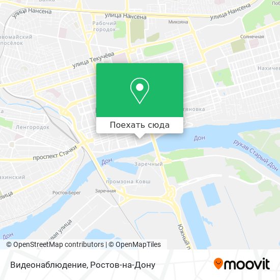 Карта Видеонаблюдение