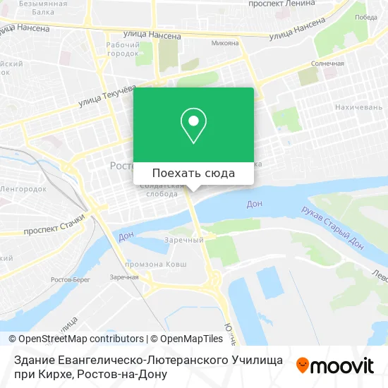 Карта Здание Евангелическо-Лютеранского Училища при Кирхе