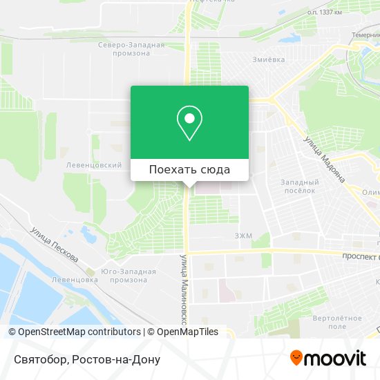Карта Святобор