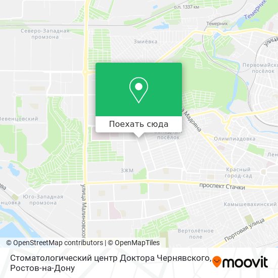 Карта Стоматологический центр Доктора Чернявского